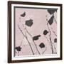 Nature Silhouette on Blush I-Danielle Carson-Framed Art Print