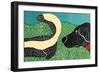 Nature Walk Bad Dog-Stephen Huneck-Framed Giclee Print