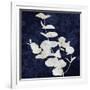 Nature White on Blue I-Danielle Carson-Framed Art Print