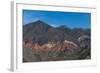 Nature works its magic with stone, famous for its palette of colors, Jujuy province, Argentina-Alex Treadway-Framed Photographic Print