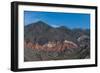Nature works its magic with stone, famous for its palette of colors, Jujuy province, Argentina-Alex Treadway-Framed Photographic Print