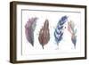 Natures Feathers-Victoria Brown-Framed Art Print