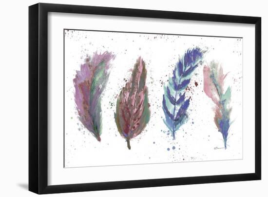 Natures Feathers-Victoria Brown-Framed Art Print