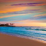 Javea Xabia El Arenal Beach Sunrise in Mediterranean Alicante Spain-Natureworld-Photographic Print