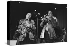 Natwest Jazz Band, Ronnie Scotts, Soho, London, 1987-Brian O'Connor-Stretched Canvas