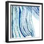 NauBlueWave    water, ripples, nautical-Robbin Rawlings-Framed Art Print