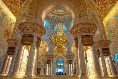 Interior of Shiekh Zayed Mosque, Abudhabi-Naufal MQ-Photographic Print