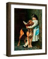 Naughty Boy or Compulsory Education-Briton Rivi?re-Framed Giclee Print