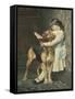 Naughty Boy!-Charles Burton Barber-Framed Stretched Canvas