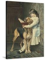 Naughty Boy!-Charles Burton Barber-Stretched Canvas