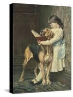 Naughty Boy!-Charles Burton Barber-Stretched Canvas