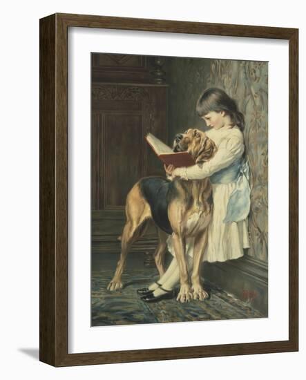 Naughty Boy!-Charles Burton Barber-Framed Giclee Print