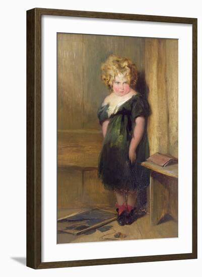 Naughty Child-Edwin Henry Landseer-Framed Giclee Print