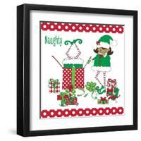 Naughty Elves-Andi Metz-Framed Art Print