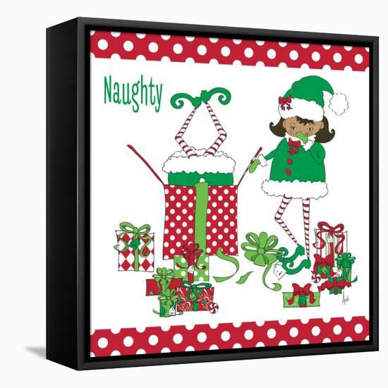 Naughty Elves-Andi Metz-Framed Stretched Canvas