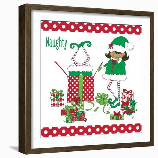 Naughty Elves-Andi Metz-Framed Art Print