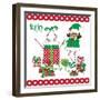 Naughty Elves-Andi Metz-Framed Art Print