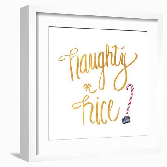 Naughty or Nice-Sd Graphics Studio-Framed Art Print