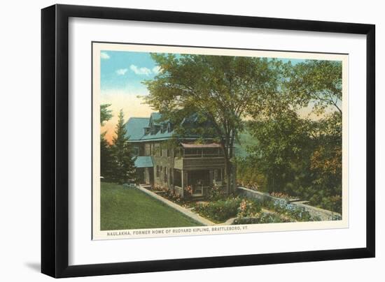 Naulakha, Kipling Home, Brattleboro, Vermont-null-Framed Art Print