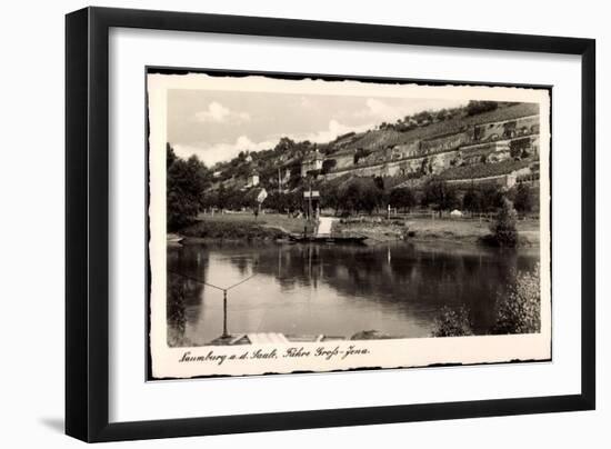 Naumburg Saale, Fähre Großjena Mit Umgebung-null-Framed Giclee Print