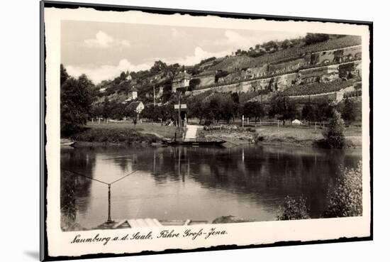 Naumburg Saale, Fähre Großjena Mit Umgebung-null-Mounted Giclee Print