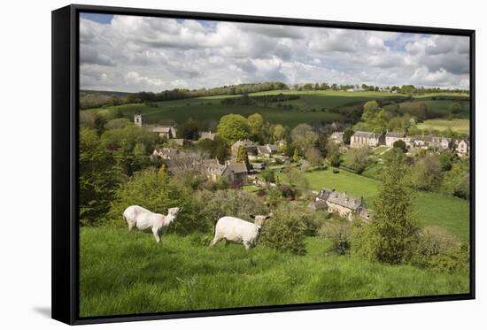 Naunton, Cotswolds, Gloucestershire, England, United Kingdom, Europe-Stuart Black-Framed Stretched Canvas