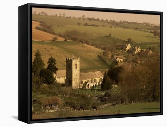 Naunton Village, Gloucestershire, the Cotswolds, England, United Kingdom-Peter Higgins-Framed Stretched Canvas