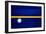 Nauru Flag Design with Wood Patterning - Flags of the World Series-Philippe Hugonnard-Framed Art Print