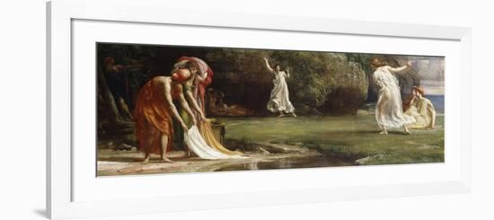 Nausicaa and her Maidens playing at Ball-Edward John Poynter-Framed Premium Giclee Print