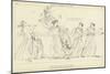 Nausicaa Throwing the Ball-John Flaxman-Mounted Giclee Print