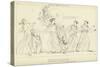 Nausicaa Throwing the Ball-John Flaxman-Stretched Canvas