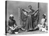Nautch Girl Dancing with Musicians Photograph - Calcutta, India-Lantern Press-Stretched Canvas