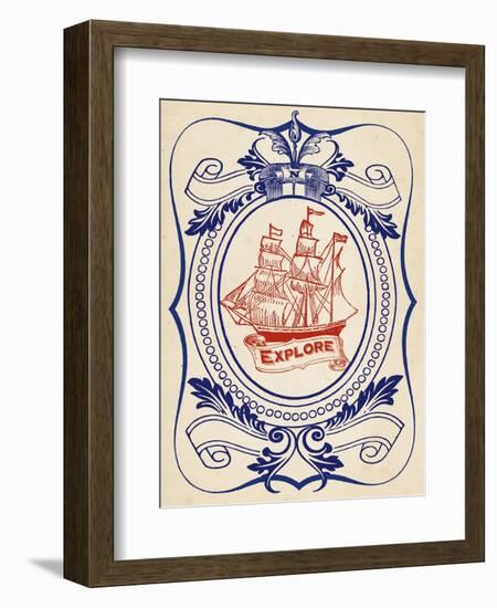 Nautical Advice 1-Z Studio-Framed Art Print