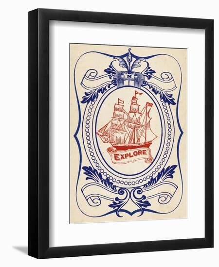 Nautical Advice 1-Z Studio-Framed Art Print