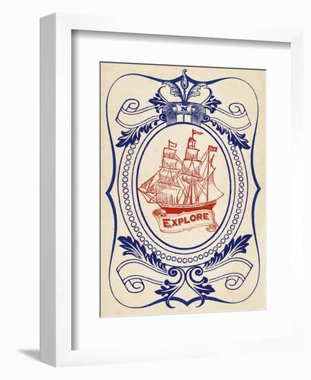 Nautical Advice 1-Z Studio-Framed Art Print