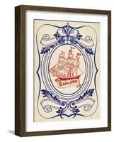 Nautical Advice 1-Z Studio-Framed Art Print