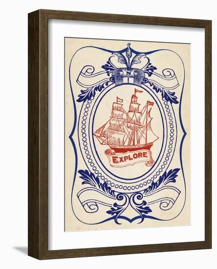 Nautical Advice 1-Z Studio-Framed Art Print