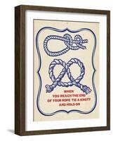 Nautical Advice 4-Z Studio-Framed Art Print