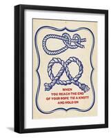 Nautical Advice 4-Z Studio-Framed Art Print