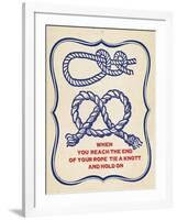 Nautical Advice 4-Z Studio-Framed Art Print