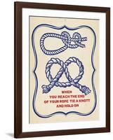 Nautical Advice 4-Z Studio-Framed Art Print