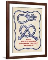 Nautical Advice 4-Z Studio-Framed Art Print