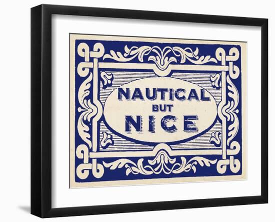 Nautical Advice 6-Z Studio-Framed Art Print