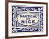 Nautical Advice 6-Z Studio-Framed Art Print