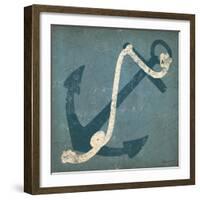 Nautical Anchor Blue-Ryan Fowler-Framed Art Print