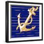 Nautical Anchor II-Patricia Pinto-Framed Art Print