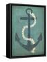 Nautical Anchor Vertical Blue-Ryan Fowler-Framed Stretched Canvas