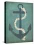 Nautical Anchor Vertical Blue-Ryan Fowler-Stretched Canvas