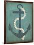 Nautical Anchor Vertical Blue-Ryan Fowler-Framed Art Print