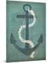 Nautical Anchor Vertical Blue-Ryan Fowler-Mounted Art Print